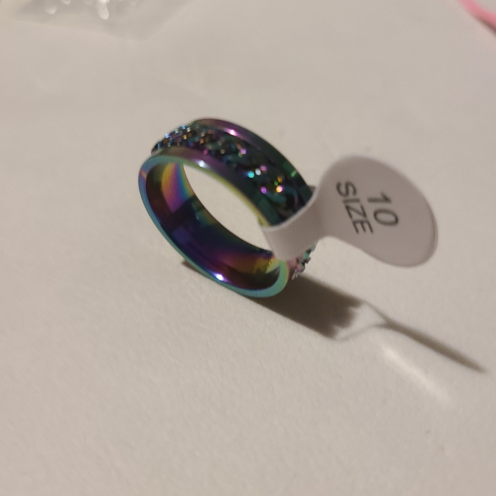 Stainless Steel Color Ring - Picture 2 of 6
